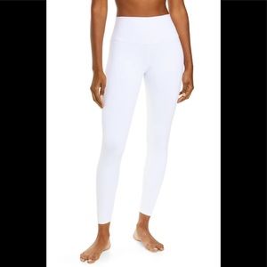 all yoga leggins white